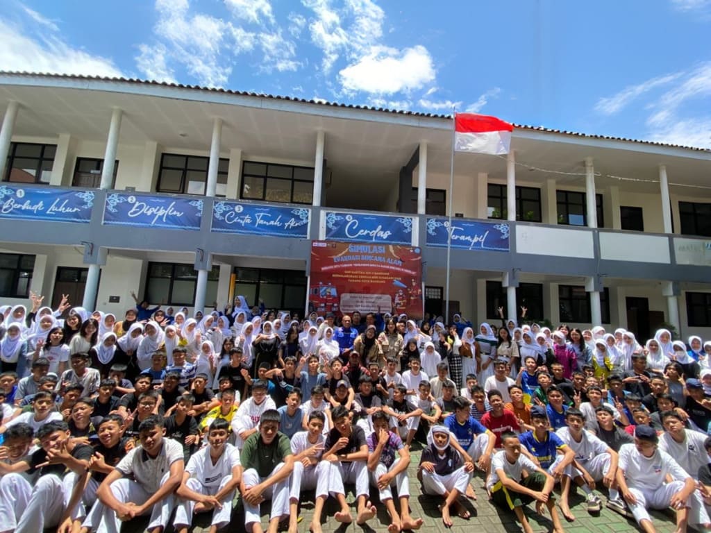 Sosialisasi Evakuasi Bencana dari Tagana Kota Bandung dan KSB Sukasari